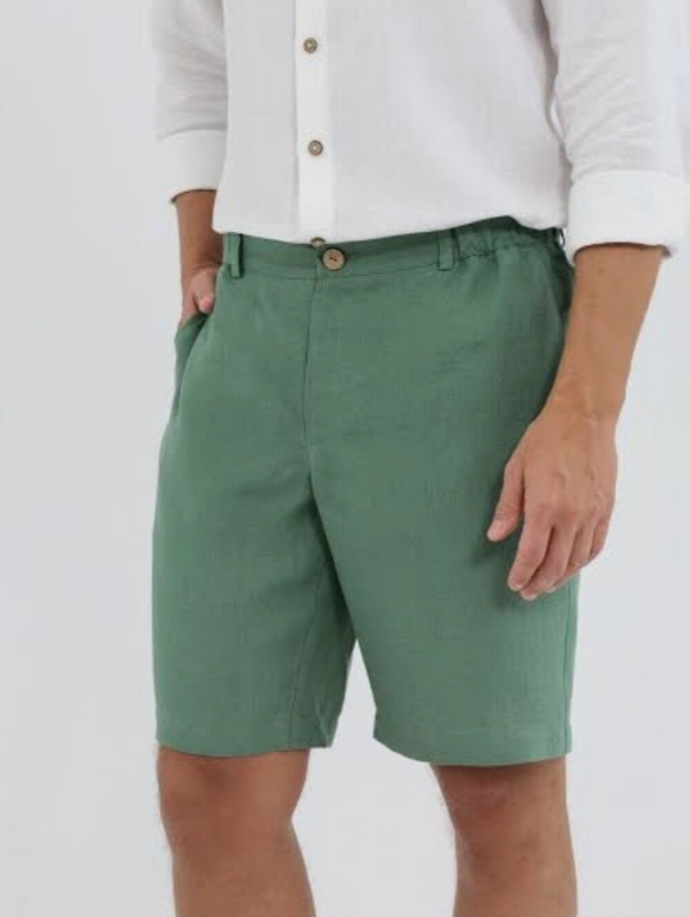 Orvis Men's 100% Linen Shorts. Size 36
